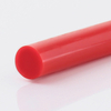 Courroie ronde en polyuréthane 80 ShA rouge lisse Ø 3mm